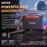 WeKome Beluga D1 Performer Outdoor Portable Wireless Speaker
