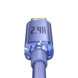 Baseus Crystal Shine Cable USB to iP Fast Charging 2.4A