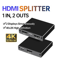 HDMI 1-In-2-Out Splitter 4K 30Hz