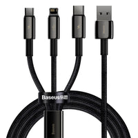 Baseus Tungsten Gold One-for-three Cable USB to M+L+C 3.5A