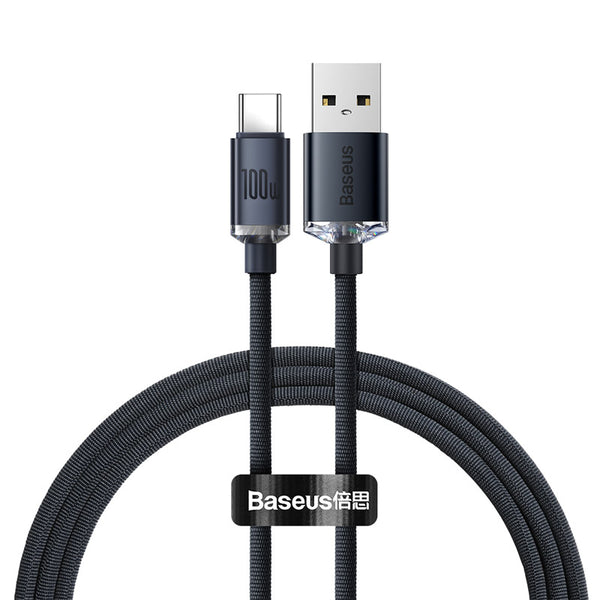 Baseus Crystal Shine Series Fast Charging Data Cable USB to Type-C 100W