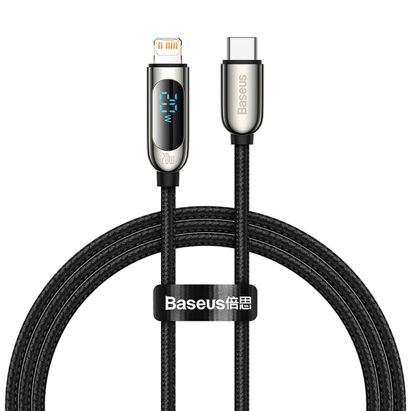 Baseus Display Lightning Cable Type-C to IP Fast Charging 20W