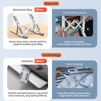Portable Folding Metal Laptop Stand