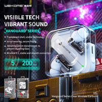 WeKome V51 Vanguard Series Clear Wireless Earduds