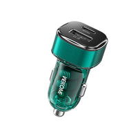 WeKome WP-C45 Vanguard Series Mecha Transparent A+C Fast Car Charger 43W