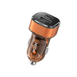 WeKome WP-C45 Vanguard Series Mecha Transparent A+C Fast Car Charger 43W