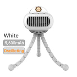 Portable Oscillating Leafless UFO Fan - 3600mAh