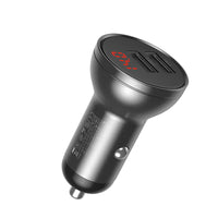 Baseus Digital Display Dual USB Car Charger 24W 4.8A