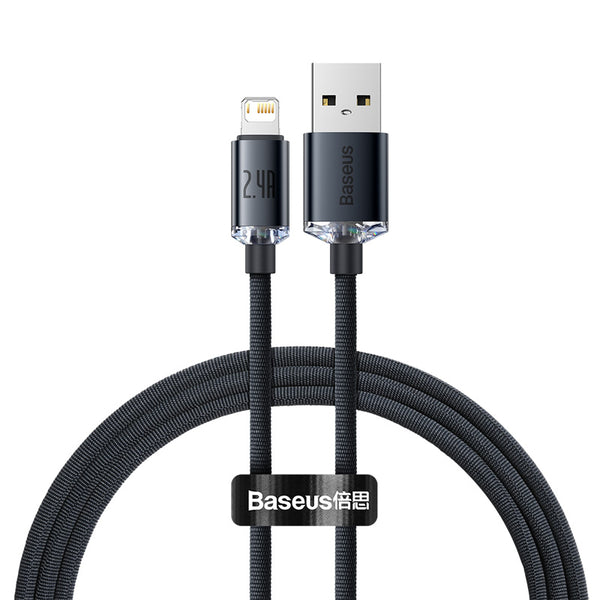 Baseus Crystal Shine Cable USB to iP Fast Charging 2.4A