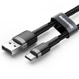 Baseus Cafule Braided Cable USB For Type-C 3A