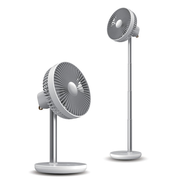 Jisulife FA13P Oscillating Desk Fan with Timing 8000mAh